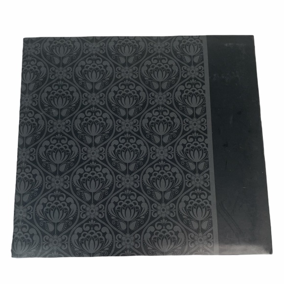 Floral Guest Book, Black, Gray - Picture 3 of 5